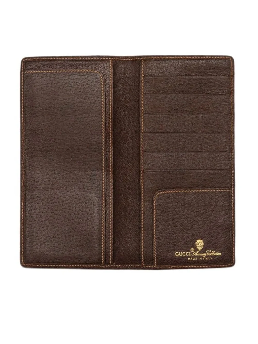Gucci GG Supreme Wallet Billfold Beige Brown Leather - Picture 4 of 6